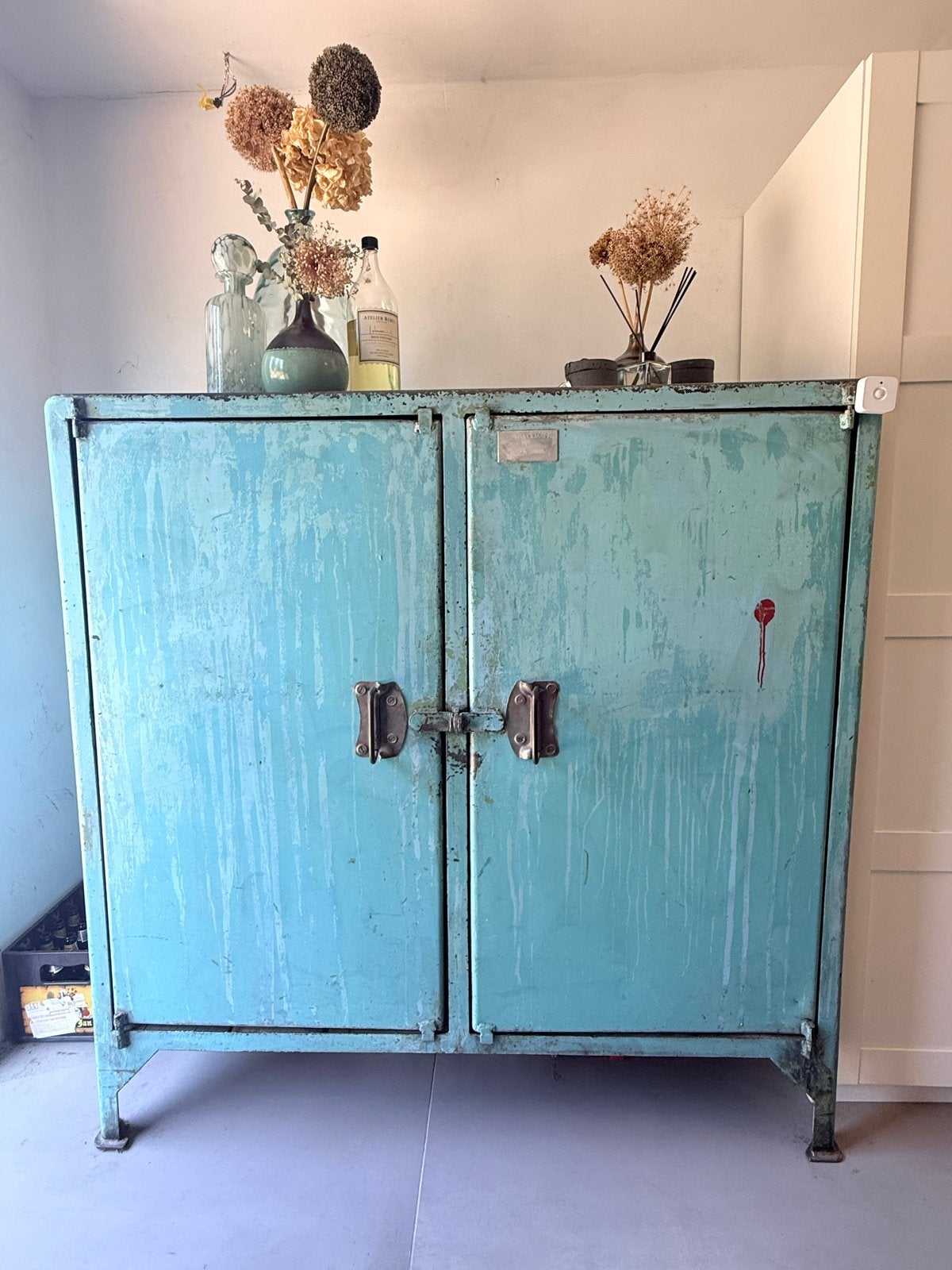 Vintage Industriële Werkkast - 145x71x145cm, Ophalen
