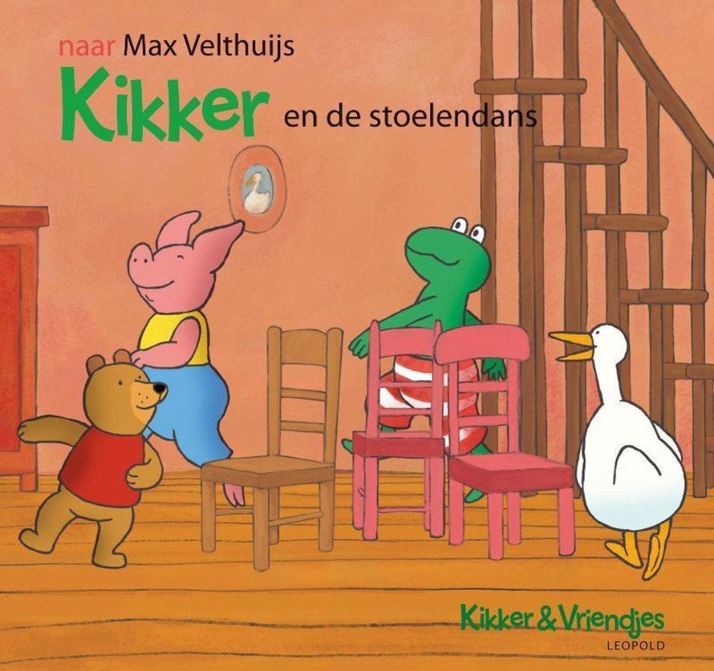Max Velthuijs - Kikker en de stoelendans (NIEUW BOEK), Fictie algemeen, Max Velthuijs, Jongen of Meisje, Nieuw