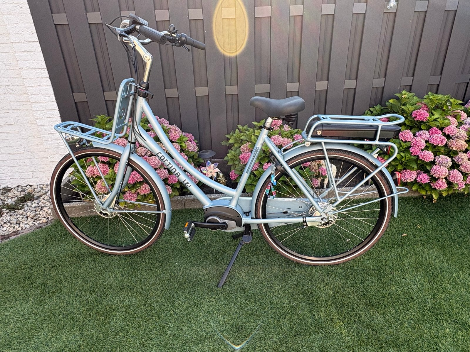 Cortina E-U4 Dames E-bike - Zo goed als nieuw, Fietsen en Brommers, Elektrische fietsen, Ophalen, Zo goed als nieuw, Cortina, 50 km per accu of meer