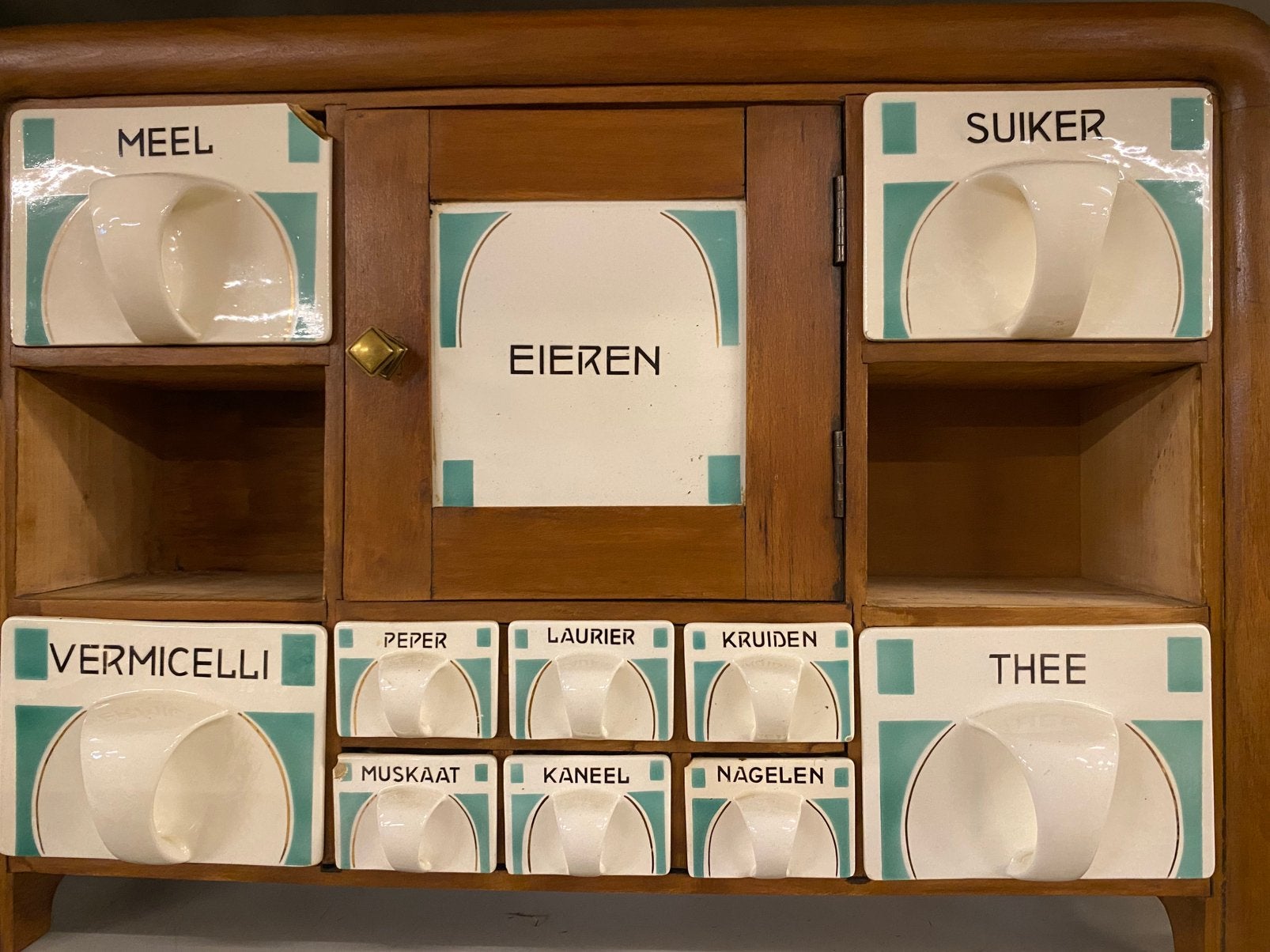 Kastje kruiden vintage, Ophalen, Gebruikt, Steen/keramiek