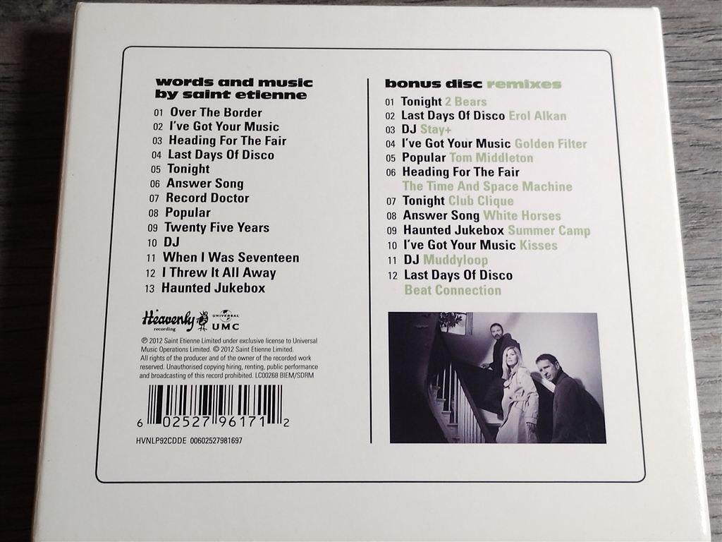 Saint Etienne ‎– Words And Music By Saint Etienne [2 CD Delu, Ophalen of Verzenden, Zo goed als nieuw