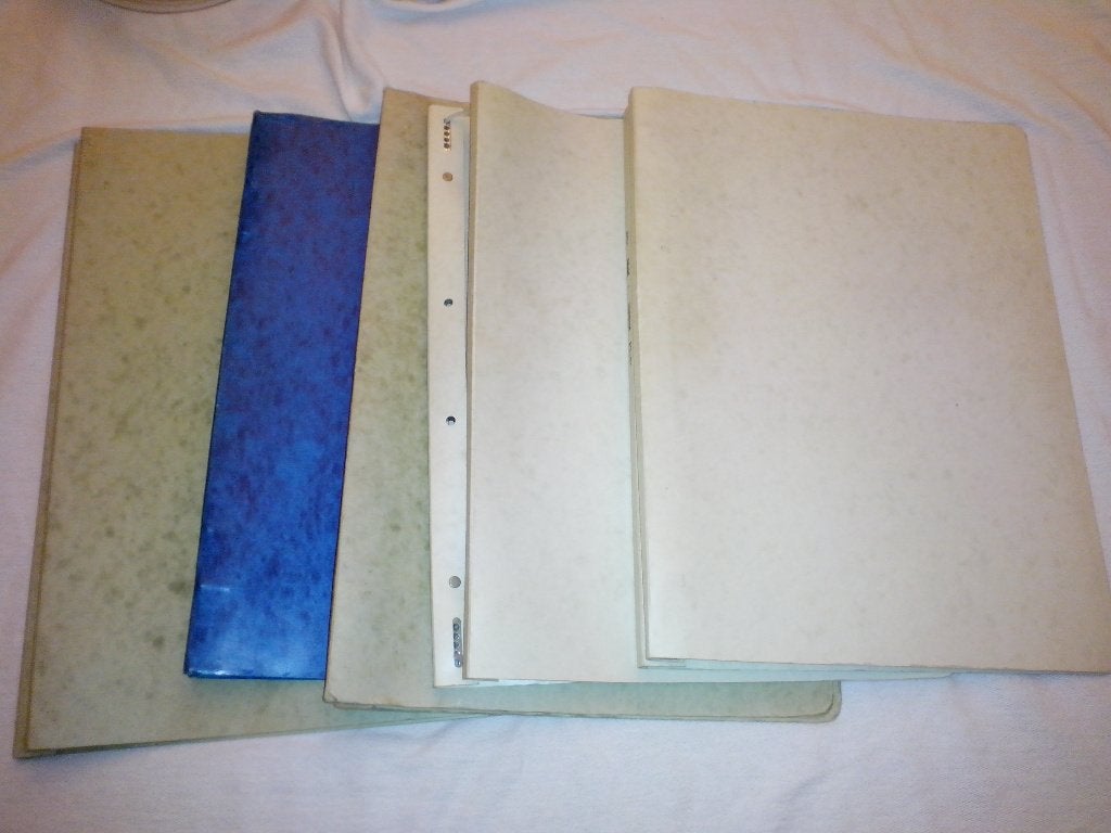 6x Kettingpapier/print/computermappen Wilson Jones jaren 80, Ophalen of Verzenden, Zo goed als nieuw, Overige onderwerpen