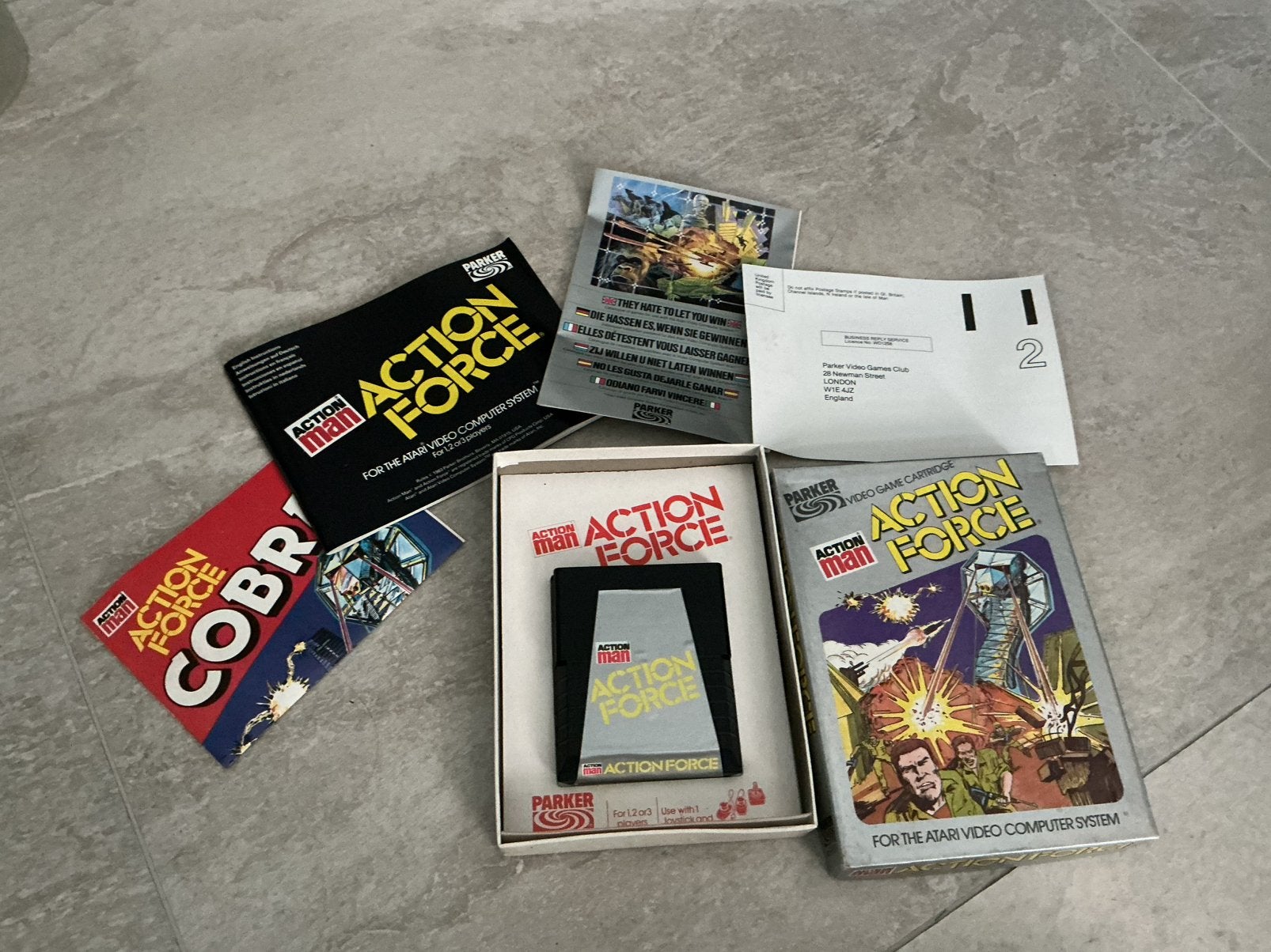 Atari 2600 Action Force in doos, Spelcomputers en Games, Avontuur en Actie, Gebruikt, 1 speler, Ophalen of Verzenden
