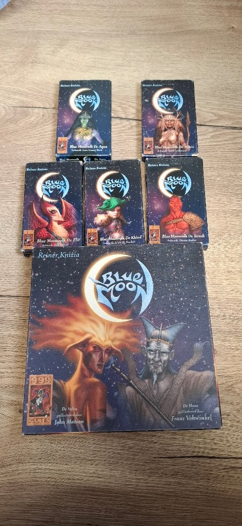 Blue Moon Basisspel + 5 Uitbreidingen (Reiner Knizia)