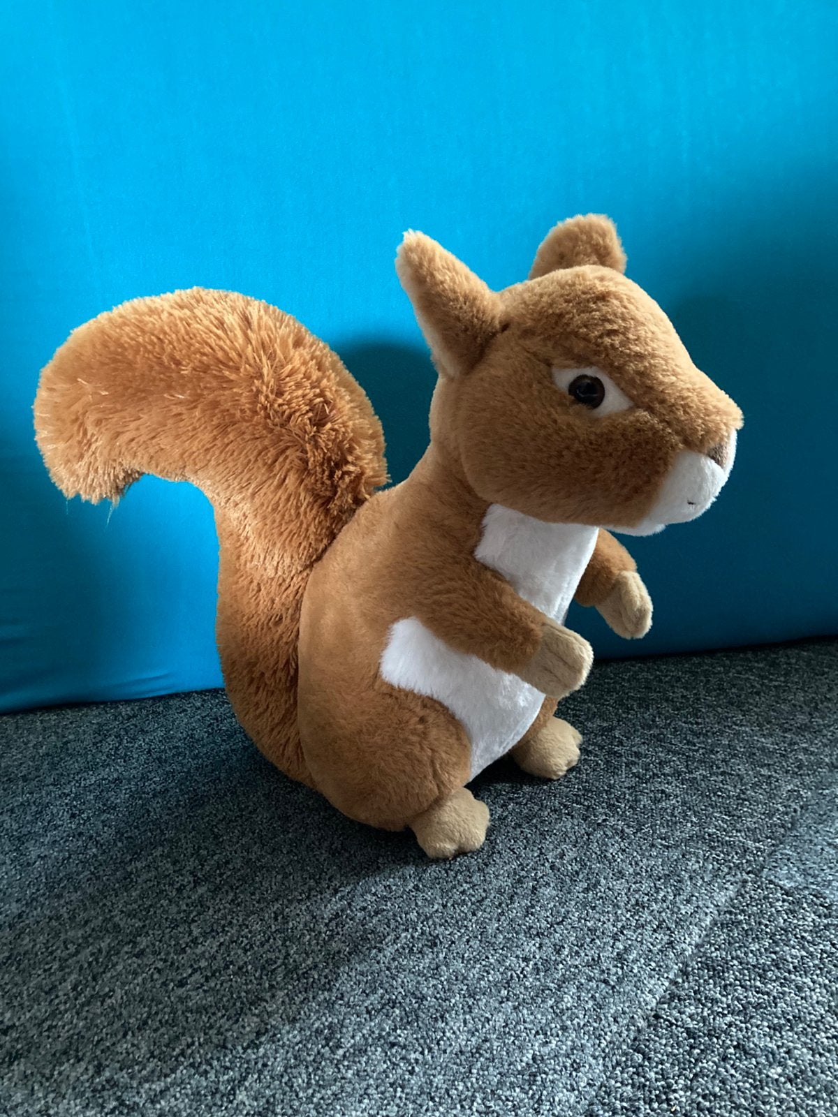 Eefje Eekhoorn ️  Boni Bosdieren knuffel, Ophalen of Verzenden, Nieuw, Wild dier, Beeldje of Figuurtje