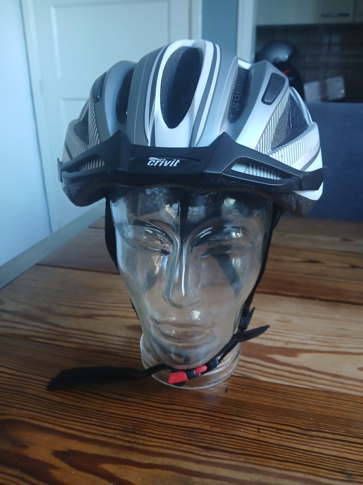 fietshelm crivit Maat ML met licht, Ophalen, Gebruikt, Helm