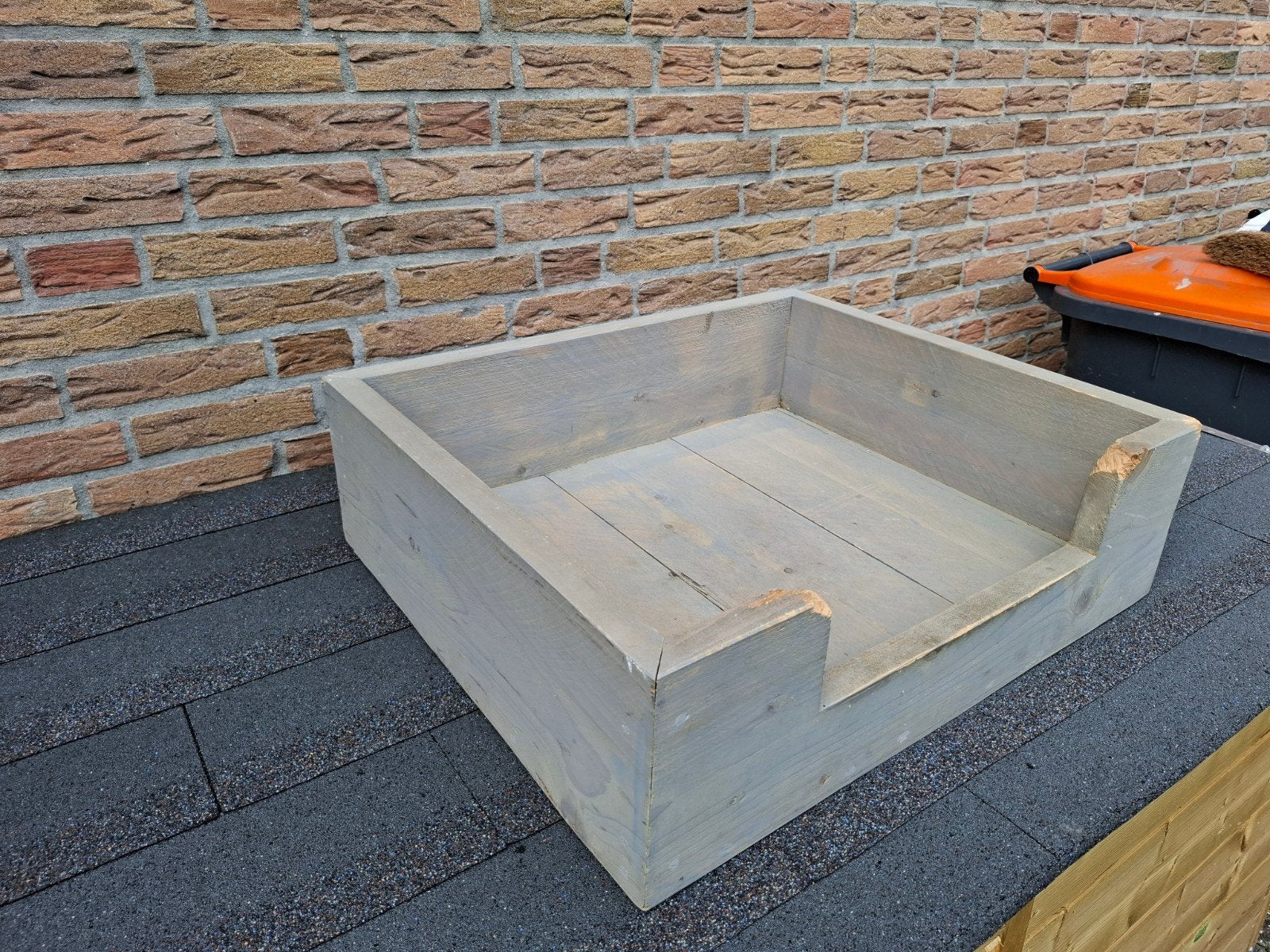 Houten hondenmand ca 55x66 cm, Ophalen, Gebruikt, Overige
