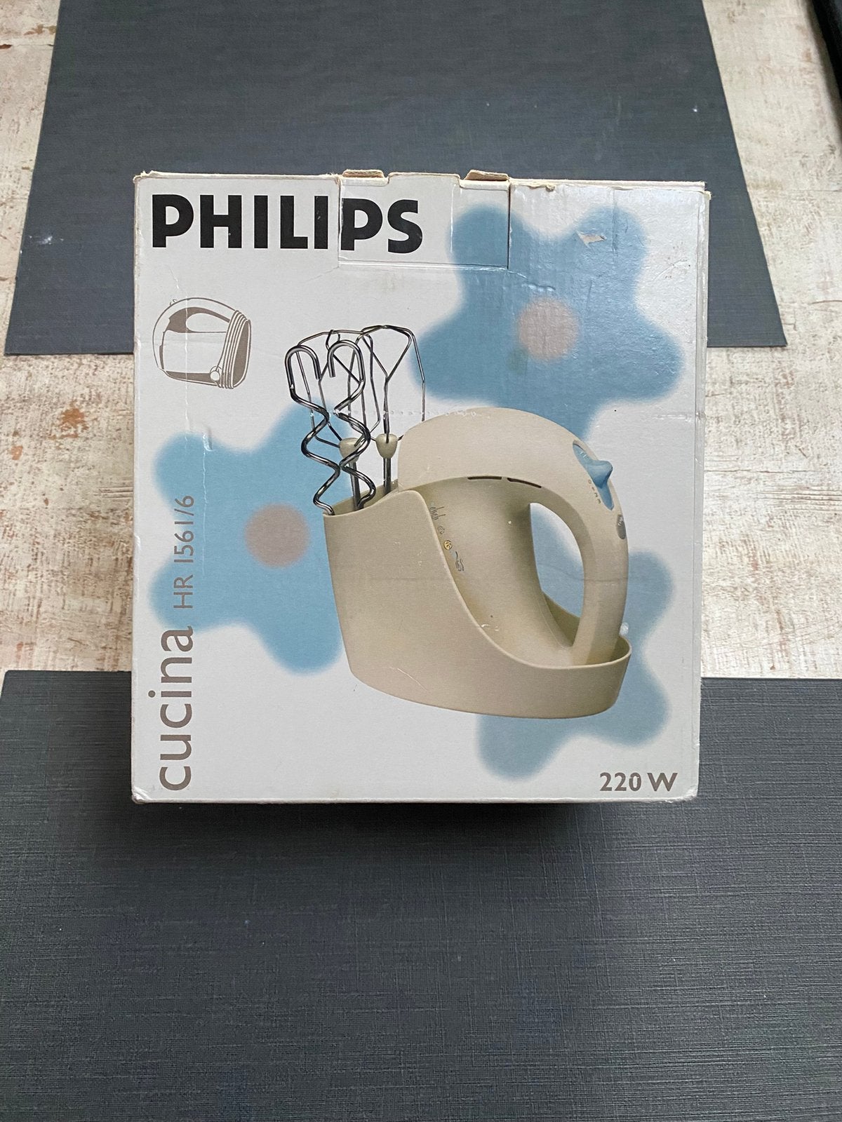 Philips keukenmixer.Type: Cucina HR 1561/6. 220 W, Witgoed en Apparatuur, Keukenmixers, Ophalen of Verzenden, Gebruikt, 3 snelheden of meer