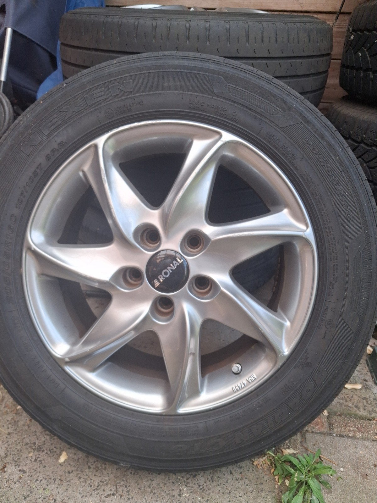 Ronal velgen met Nexen zomerbanden - 205/55 R16, Auto-onderdelen, Ophalen, Gebruikt, 16 inch, Banden en Velgen