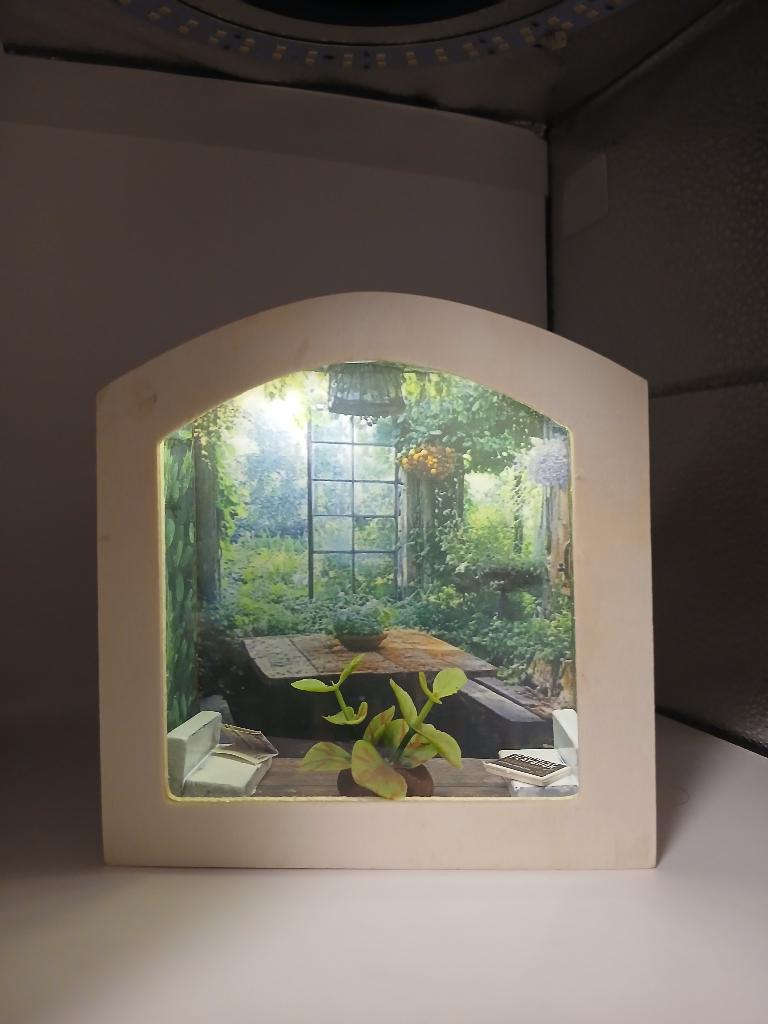 kijkkast sfeerlicht miniatuur diorama, Hout, Meerkleurig, Nieuw, Ophalen of Verzenden