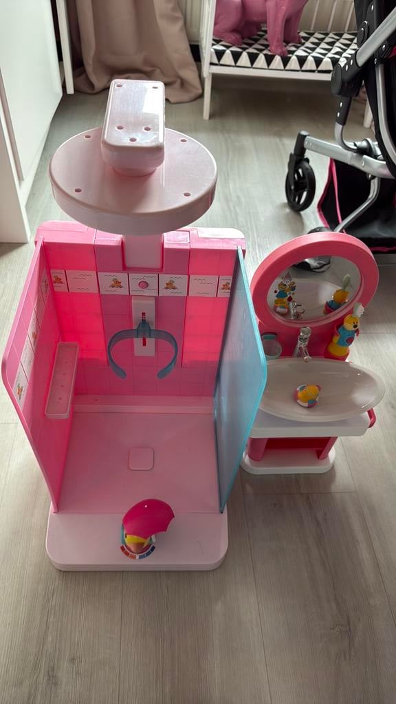 Baby Born douche en wastafel werkend, Ophalen, Zo goed als nieuw, Toebehoren