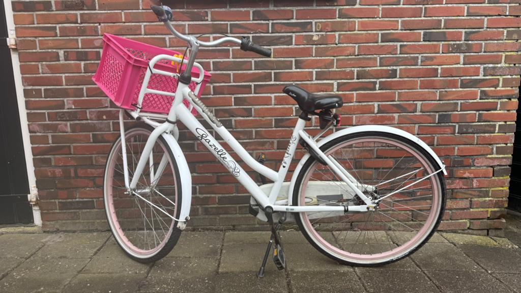 Gazelle Miss Grace meisjesfiets 26 inch, Terugtraprem, Gebruikt, Versnellingen, Ophalen