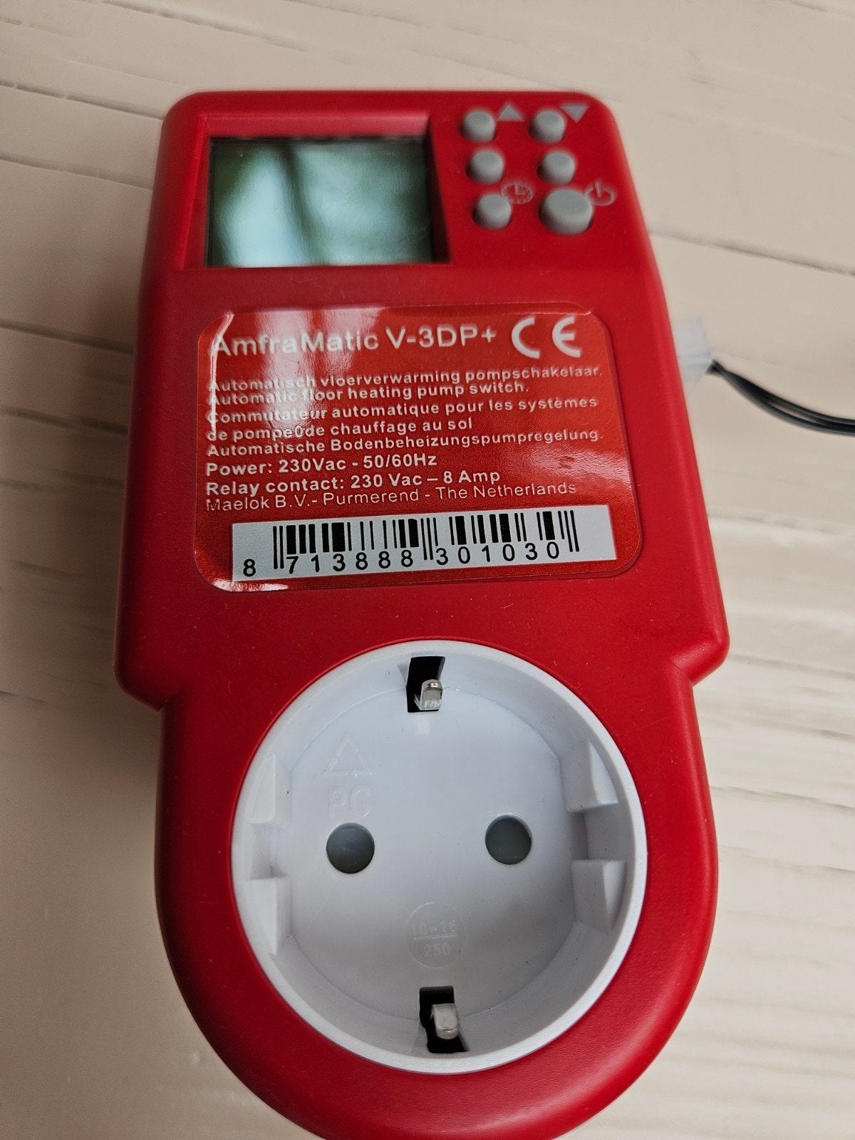 AmfraMatic V-3DP+  Pompschakelaar, Ophalen of Verzenden, Slimme thermostaat, Gebruikt