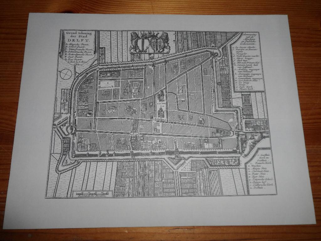 Delft - reprints 7x, Antiek en Kunst, Ophalen of Verzenden