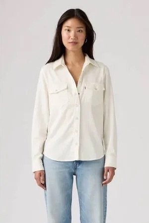 Levi's overhemd/jasje( katoen )  mt xs NIEUW NIEUW-, Verzenden, Beige, Nieuw, Maat 34 (XS) of kleiner