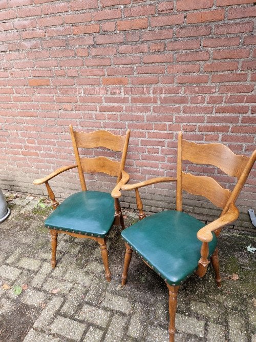 deense leunstoelen vintage, Antiek en Kunst, Antiek | Meubels | Stoelen en Banken, Ophalen of Verzenden