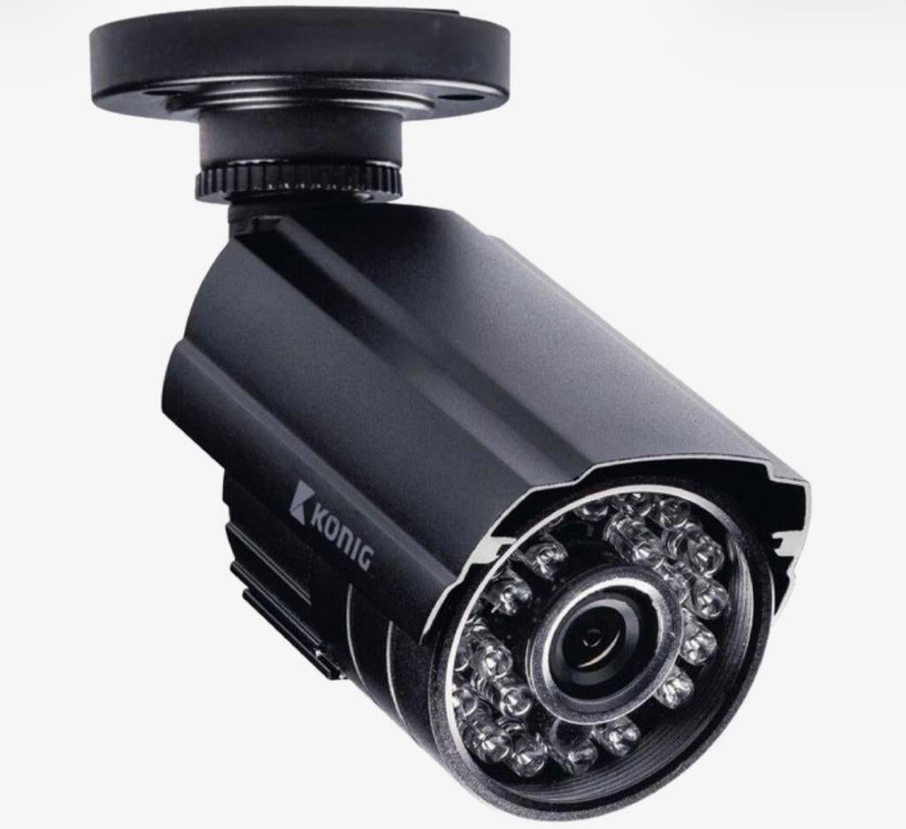 2x König Security Bullet Camera 700 TVL - Nieuw in doos, Ophalen, Nieuw, Buitencamera