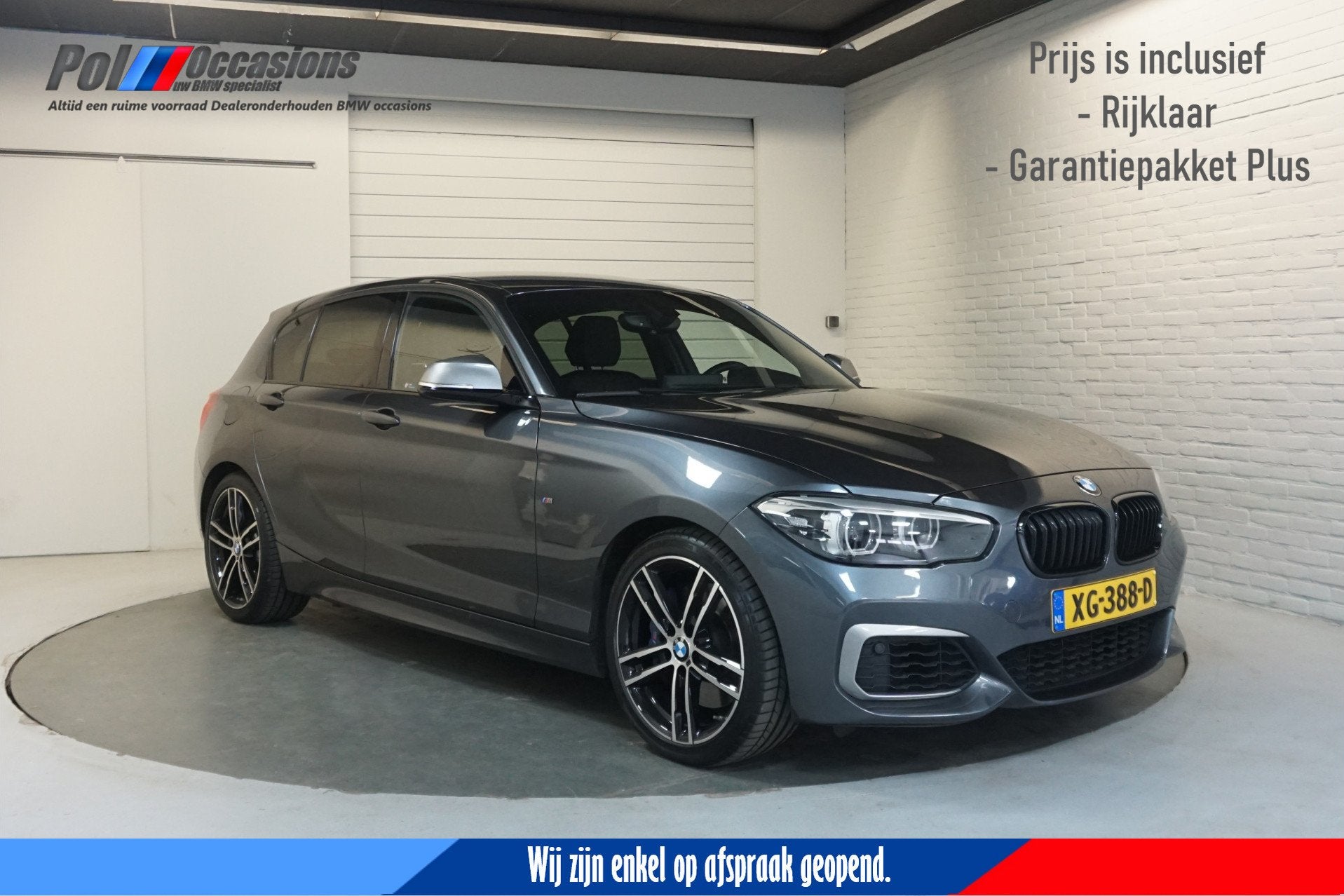 BMW 1-serie M140i High Exec Harman Kardon | Dealeronderhoude, Auto's, BMW, Achterwielaandrijving, Gebruikt, 340 pk, Bedrijf