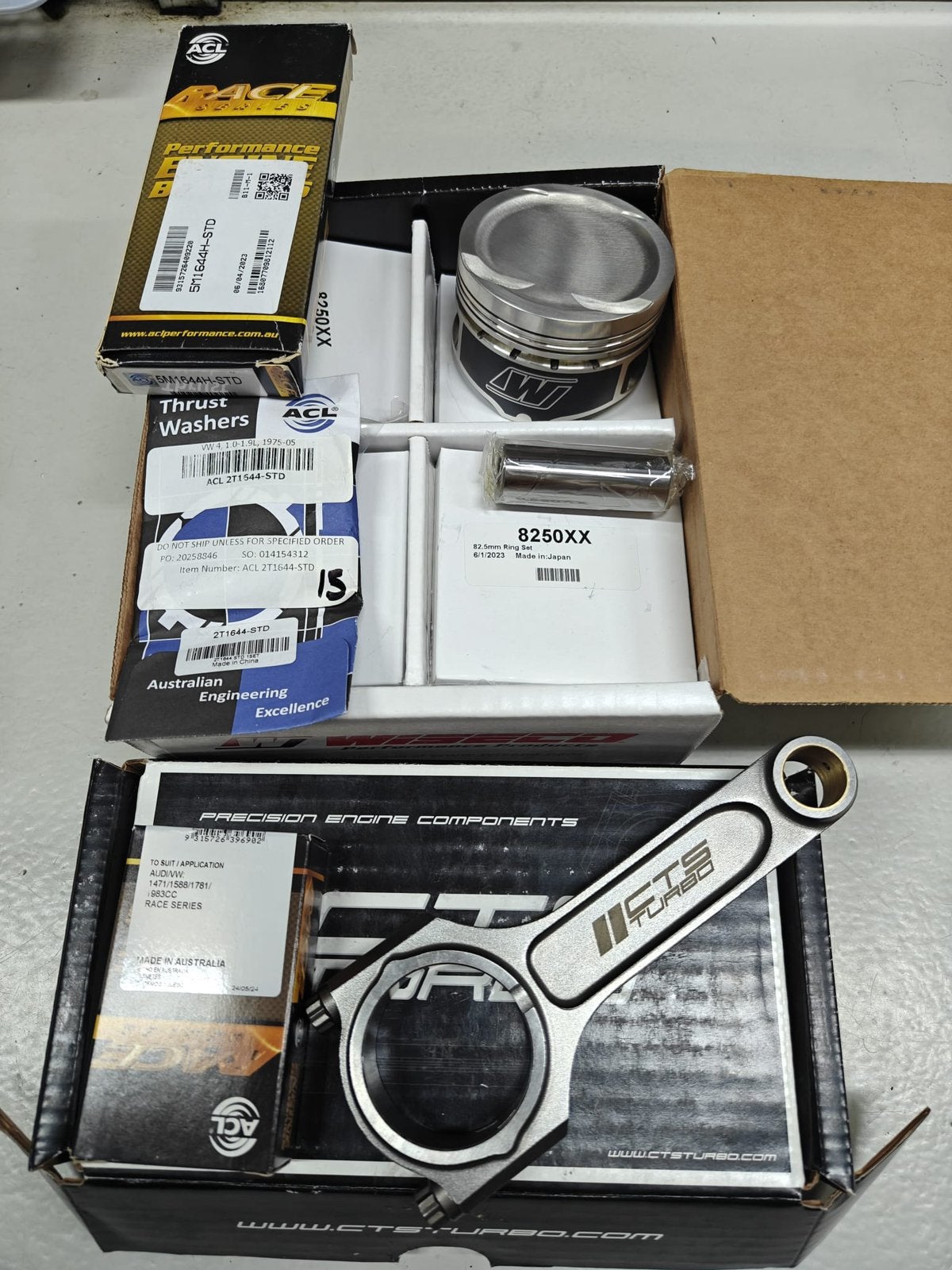 2.0 TFSI EA113 Gesmede Onderblok Set Wiseco/CTS/ACL Race, Ophalen of Verzenden, Nieuw