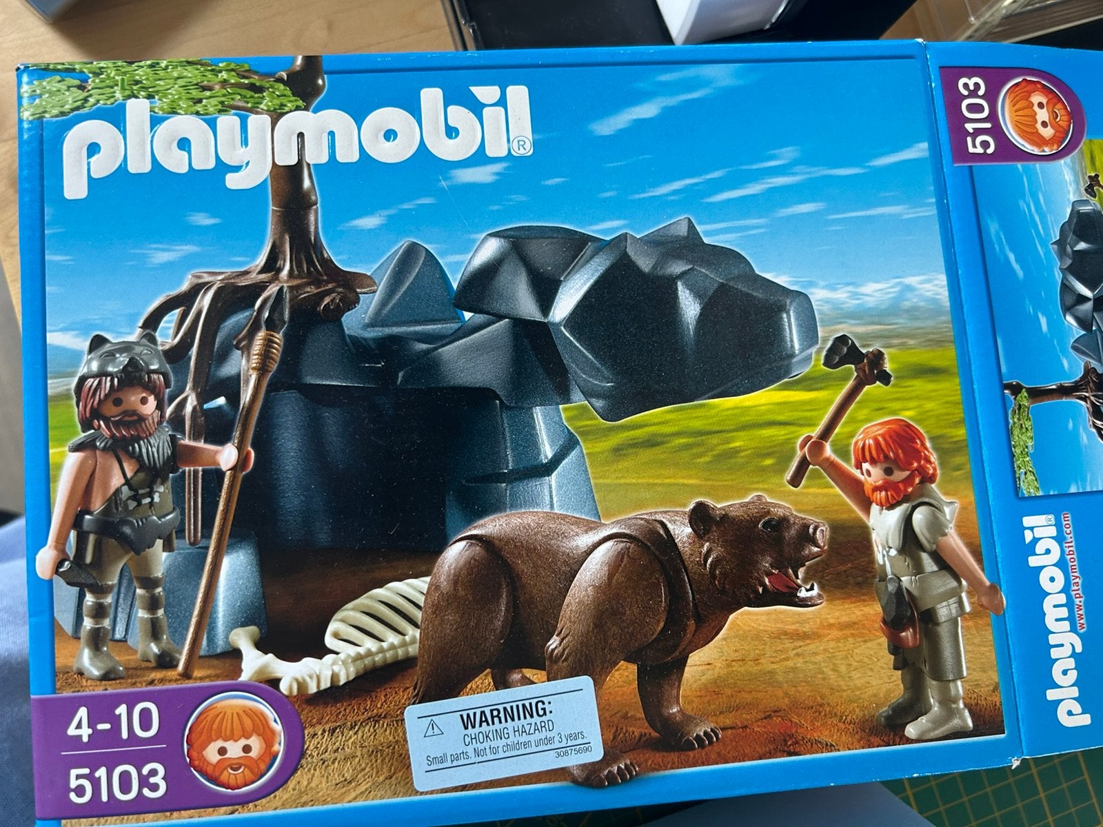 Playmobil 5103, grotbewoners met beer, Kinderen en Baby's, Speelgoed | Playmobil, Ophalen, Zo goed als nieuw