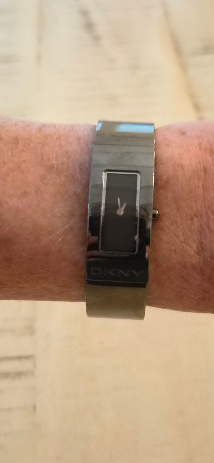 Dames horloge DKNY, Sieraden, Tassen en Uiterlijk, Horloges | Dames, Ophalen of Verzenden, Gebruikt, Staal, DKNY
