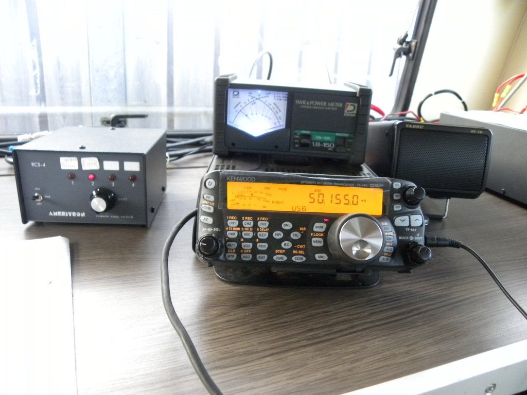 igst  Kenwood Ts-480-Hx  HF + 6mtr 200w hf 100w 6mtr in doos, Ophalen, Gebruikt, Zender en Ontvanger
