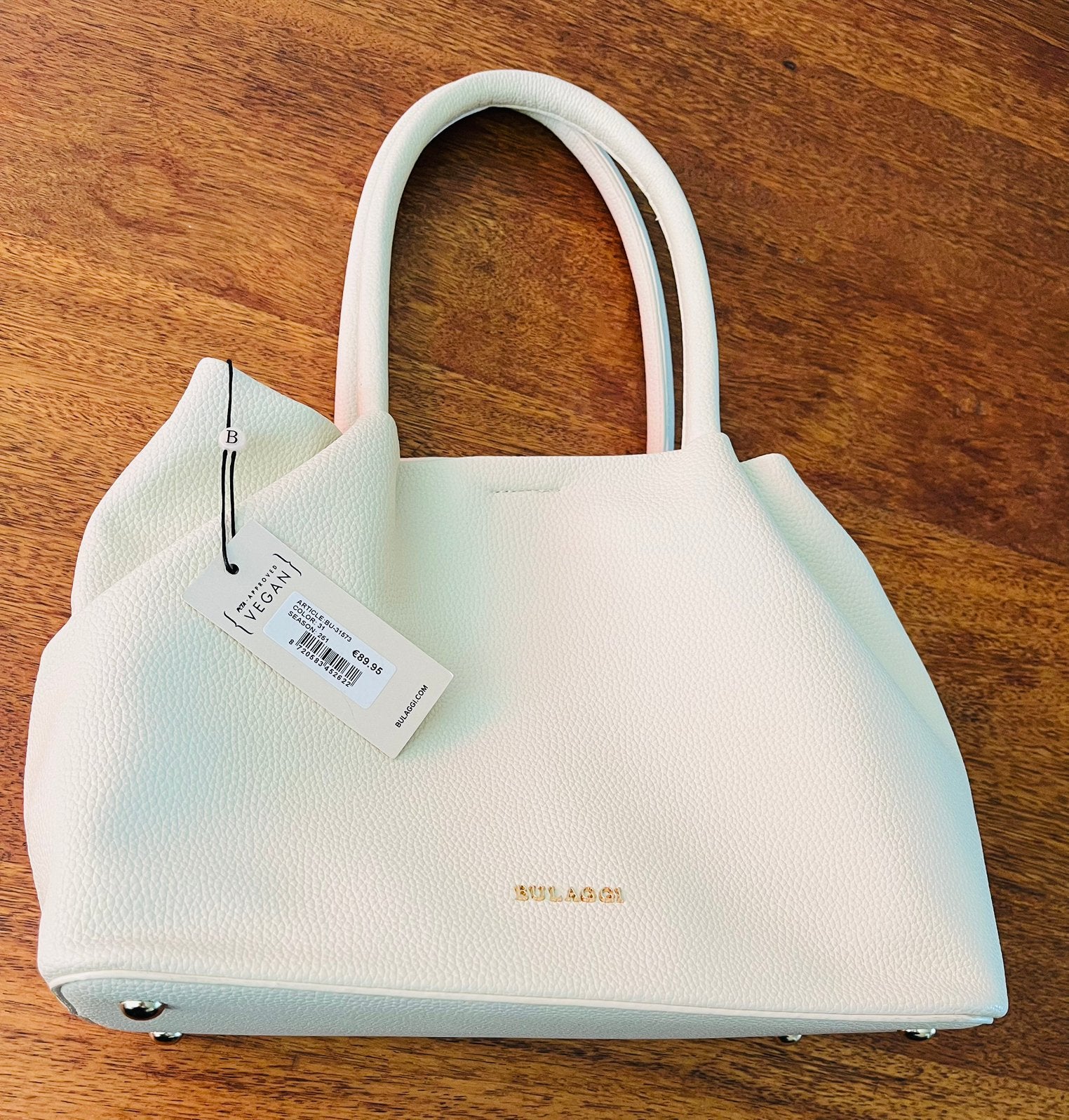 Bulaggi tas wit met accessoires. Spiksplinternieuw!, Ophalen of Verzenden, Nieuw, Wit, Schoudertasje