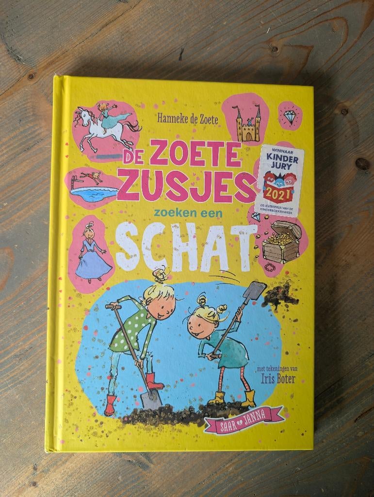De Zoete Zusjes - De Zoete Zusjes zoeken een schat, Ophalen of Verzenden, Zo goed als nieuw, Fictie algemeen