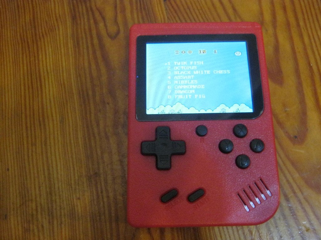 Mini retro spelcomputer draagbare game console 200 in 1games, Ophalen of Verzenden, Overige merken, Gebruikt