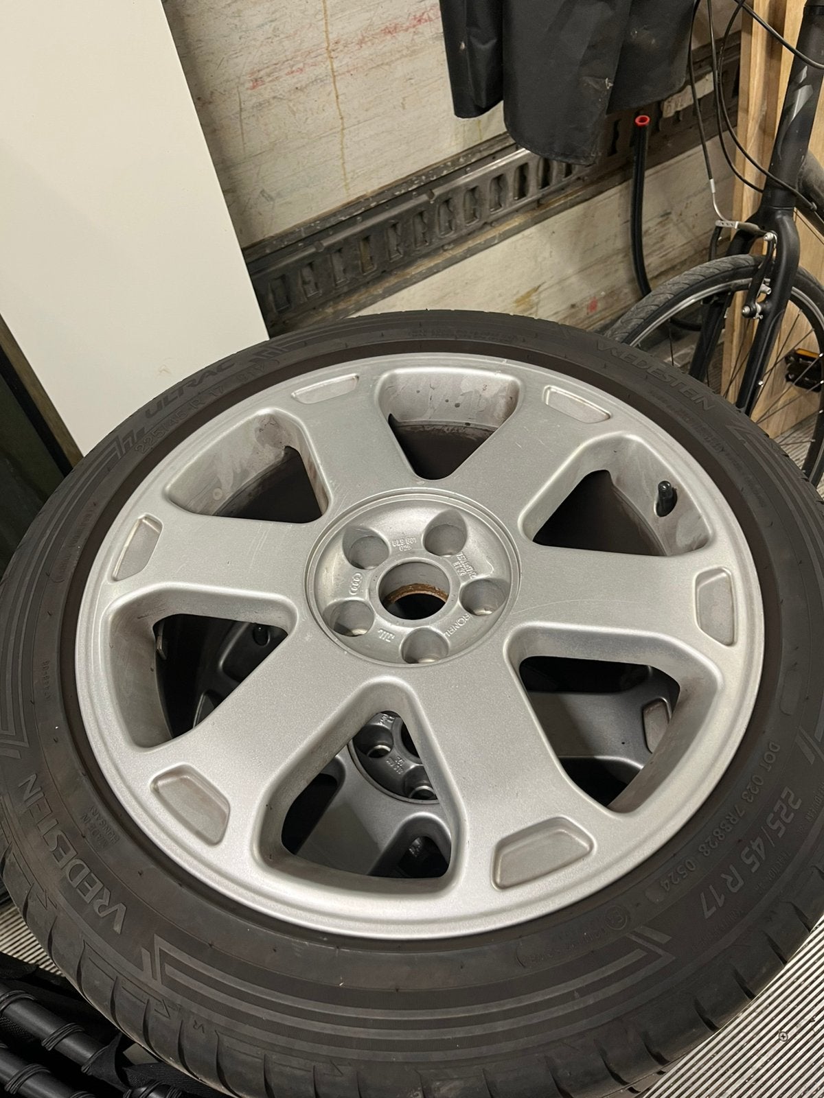 Audi S3 8L 17 inch velgen 5x100, Ophalen, Velg(en), 17 inch, Personenwagen