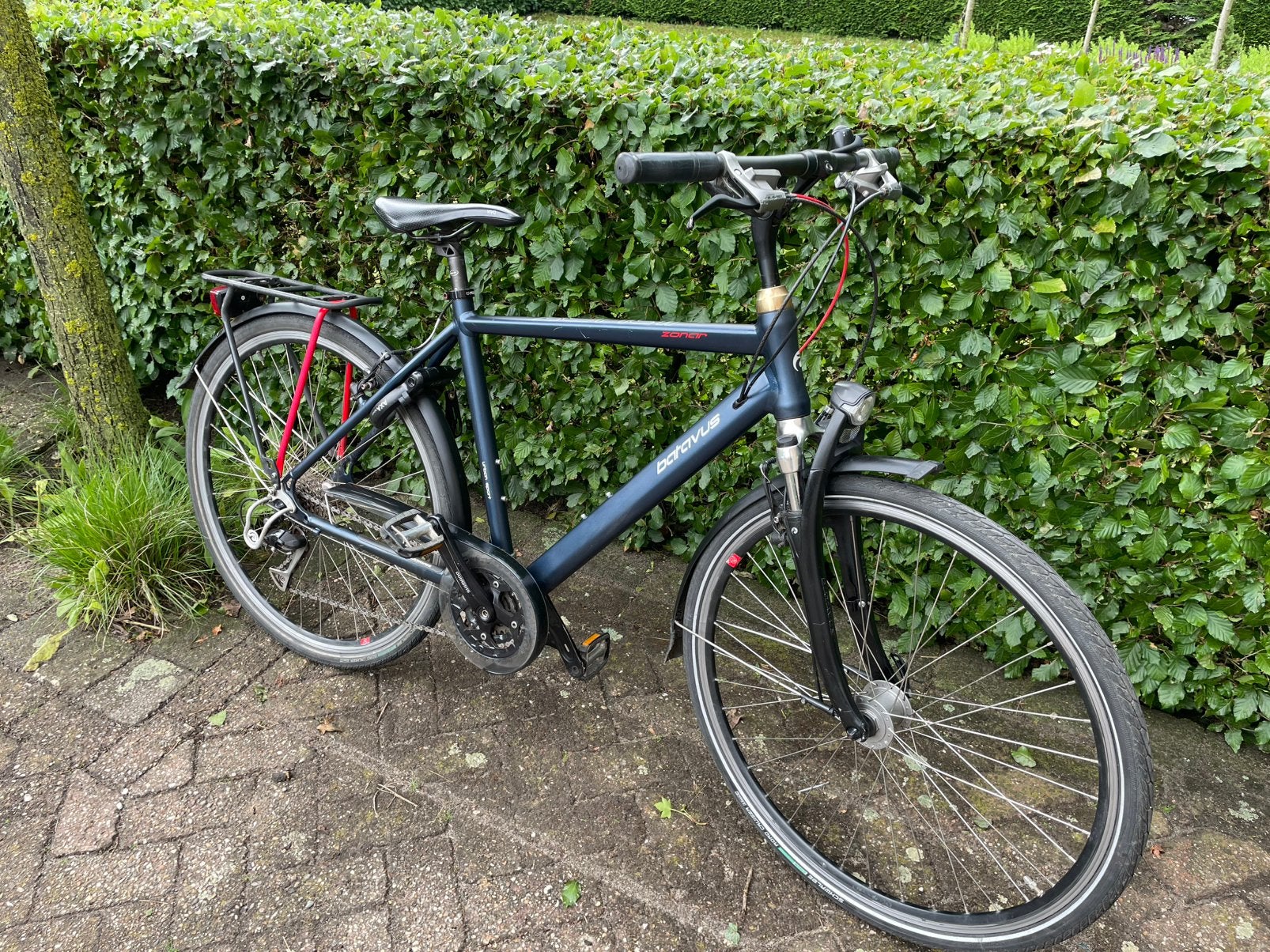 Batavus Zonar Framemaat 53, Fietsen en Brommers, Ophalen, Minder dan 10 versnellingen, Batavus, Zo goed als nieuw