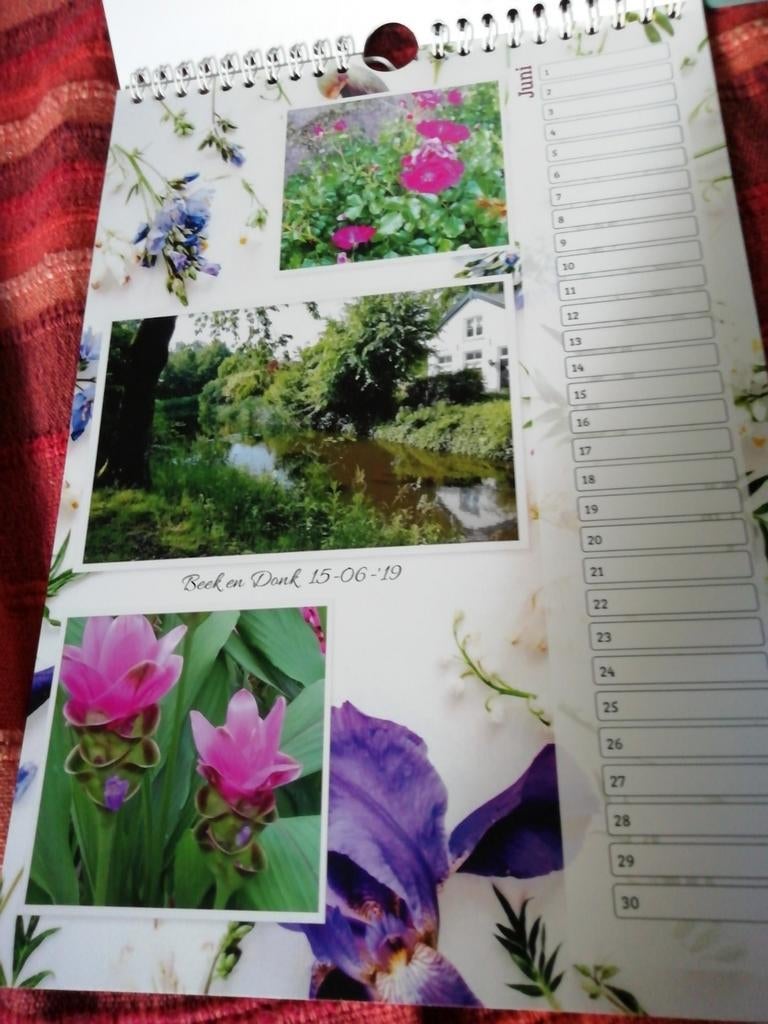 verjaardagskalenders met eigen Brabantse natuurfoto's € 16, Ophalen of Verzenden