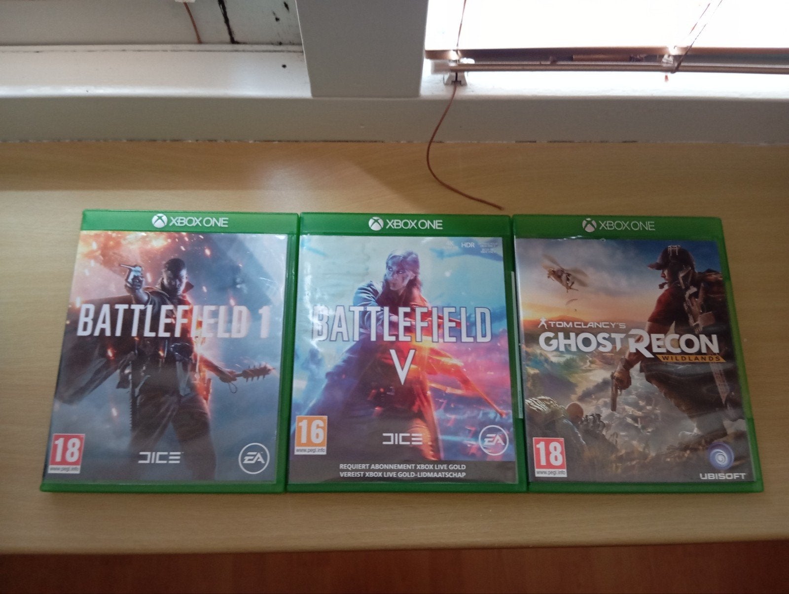 Xbox One Games: Battlefield 1, Battlefield V, Ghost Recon, Ophalen of Verzenden