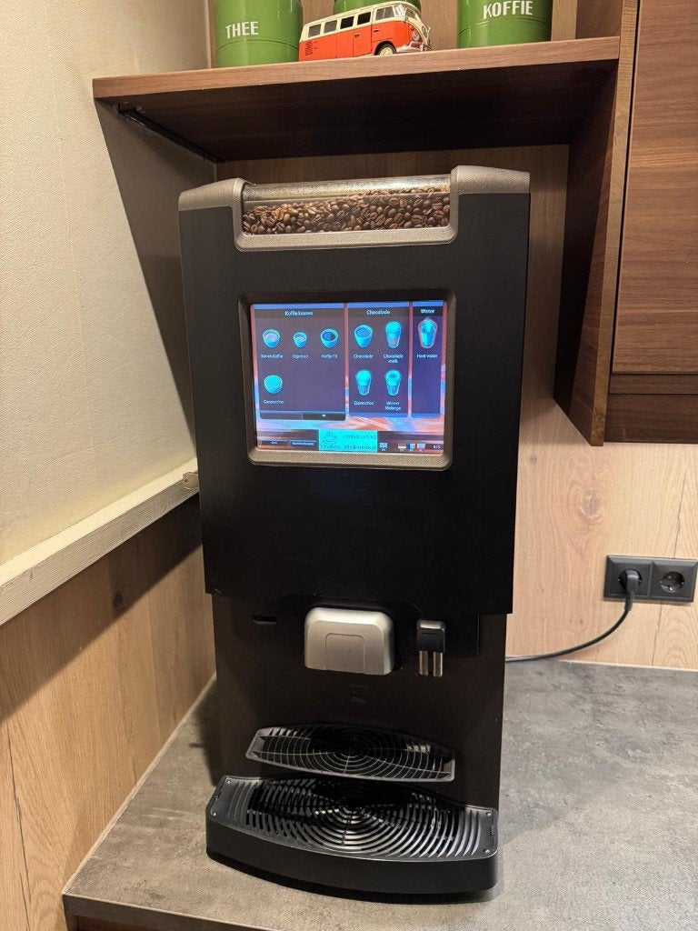 koffiemachine de Jong Duke virtu koffiebonen, Witgoed en Apparatuur, Koffiezetapparaten, Ophalen, Gebruikt, 10 kopjes of meer
