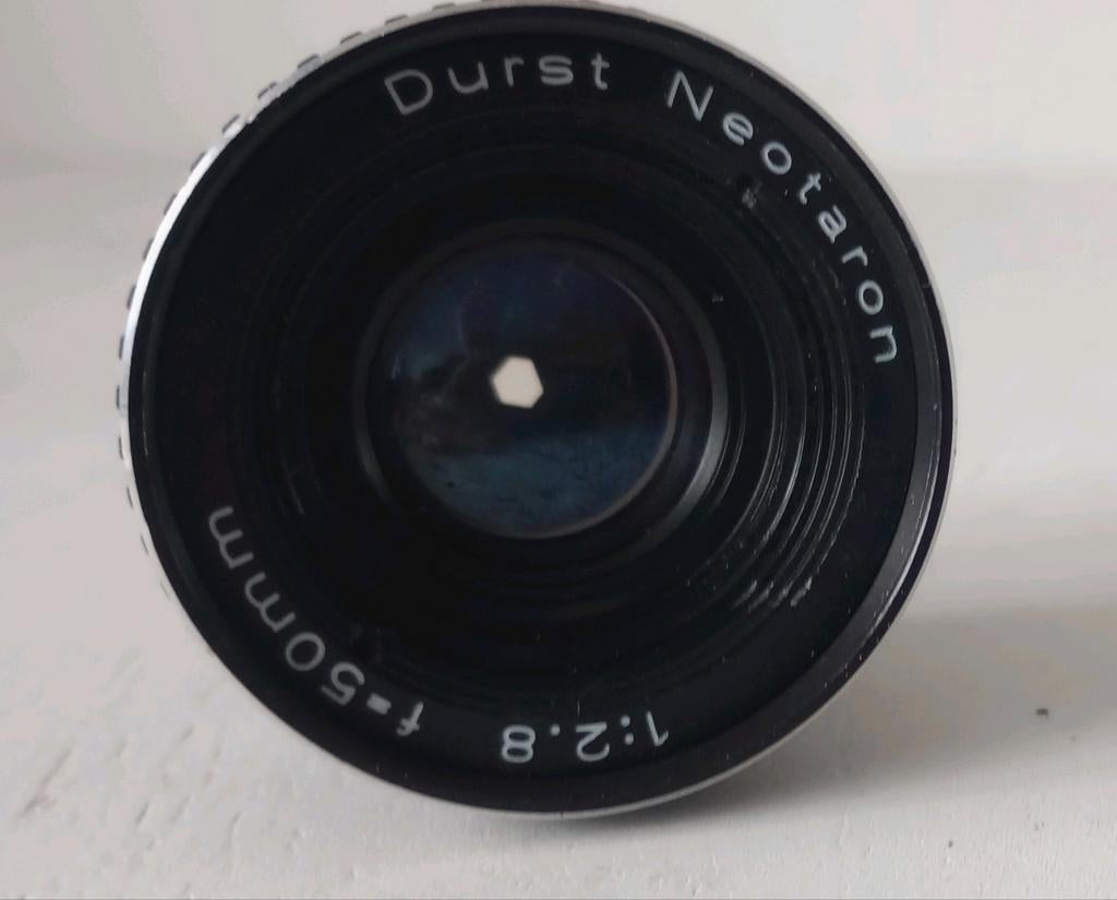 Durst Neotaron 1:2.8 50mm objectief, Ophalen of Verzenden, Gebruikt, Doka-onderdelen