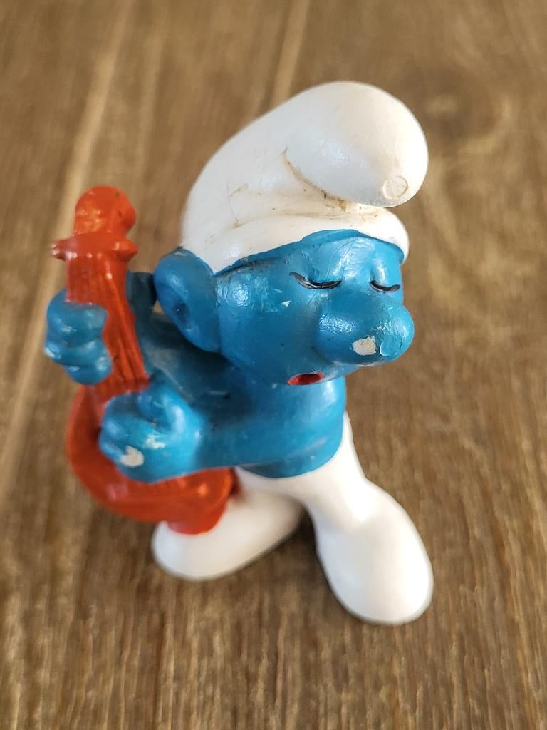 Smurf met rode luit, Verzamelen, Smurfen, Ophalen of Verzenden, Zo goed als nieuw, Overige Smurfen, Poppetje, Figuurtje of Knuffel