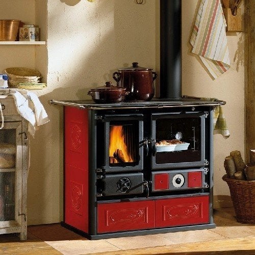 Nordica Houtkachel met oven en toebehoren, Ophalen, Vrijstaand, Hout, Nieuw