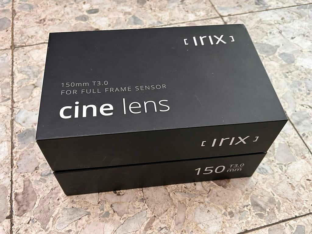 Sony e-mount Irix Cine 150mm T3.0 Macro 1:1 lens, Ophalen of Verzenden, Zo goed als nieuw