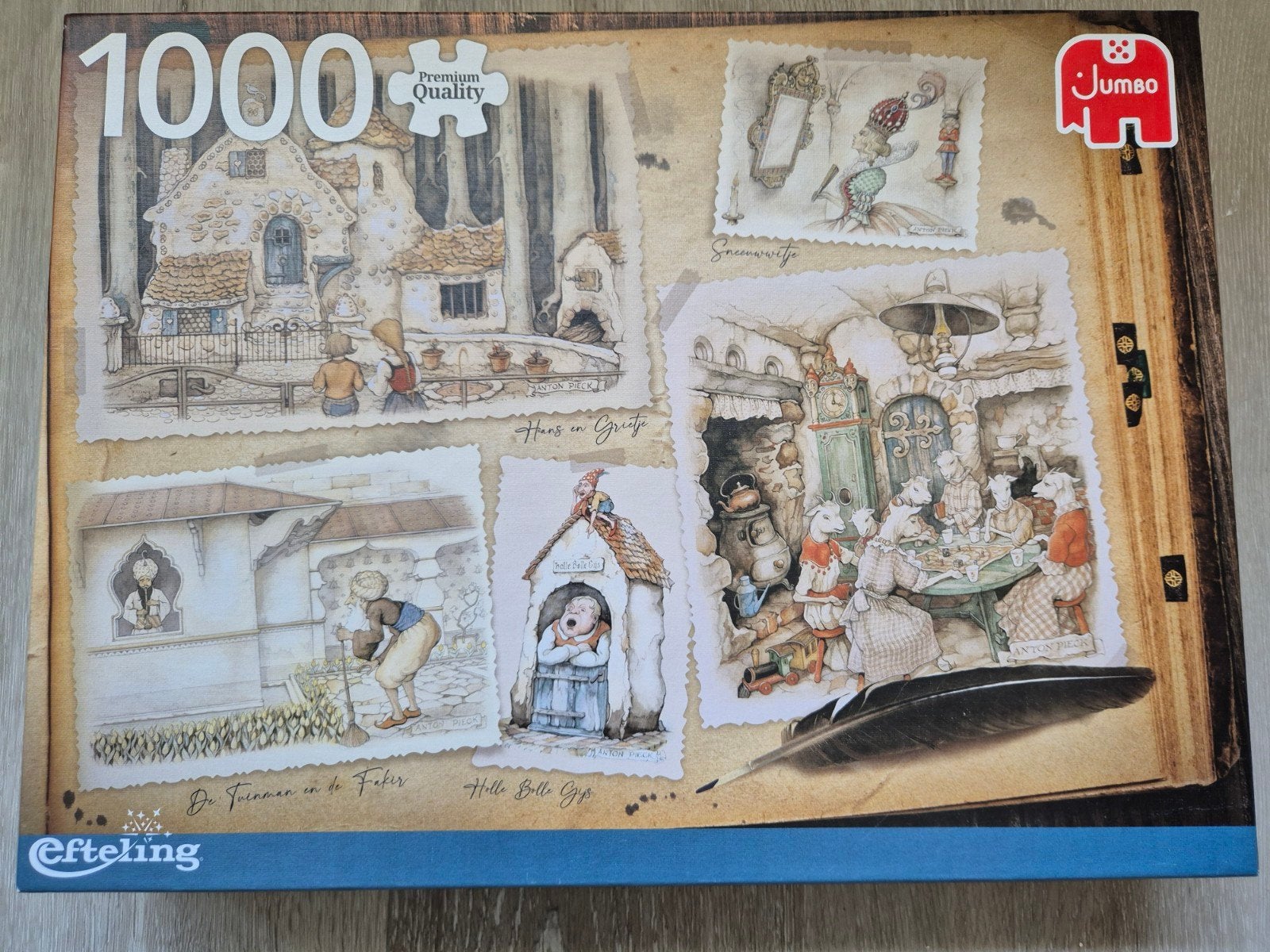 Puzzel 1000 stukjes, Ophalen, 500 t/m 1500 stukjes, Zo goed als nieuw
