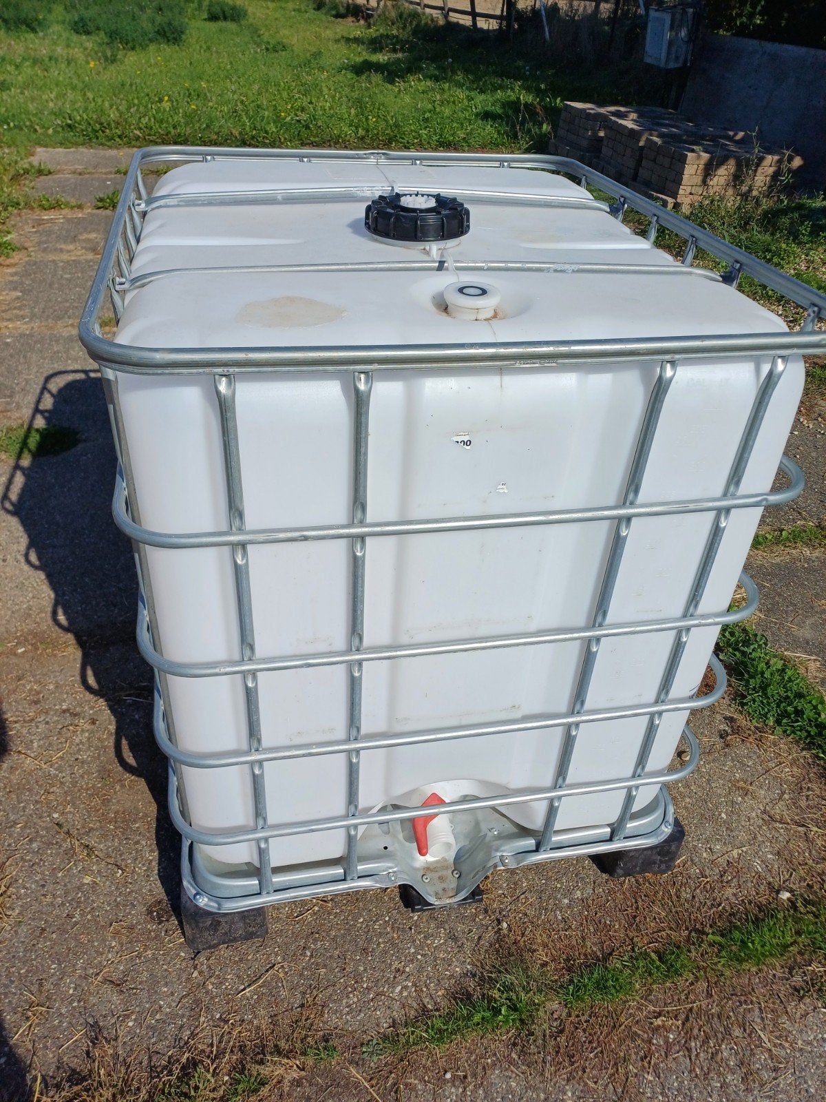 Schoongemaakte IBC container, kunstof pallet, Doe-het-zelf en Verbouw, Ophalen, Gebruikt, 100 cm of meer, 60 cm of meer