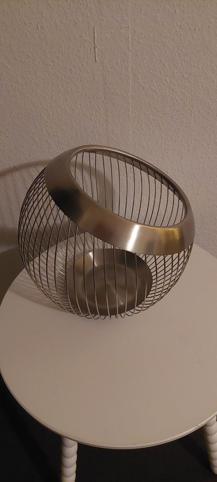 WMF Design Fruitmand - Roestvrij Staal - Zilver - 26 cm, Ophalen, Zo goed als nieuw, Metaal, Mand