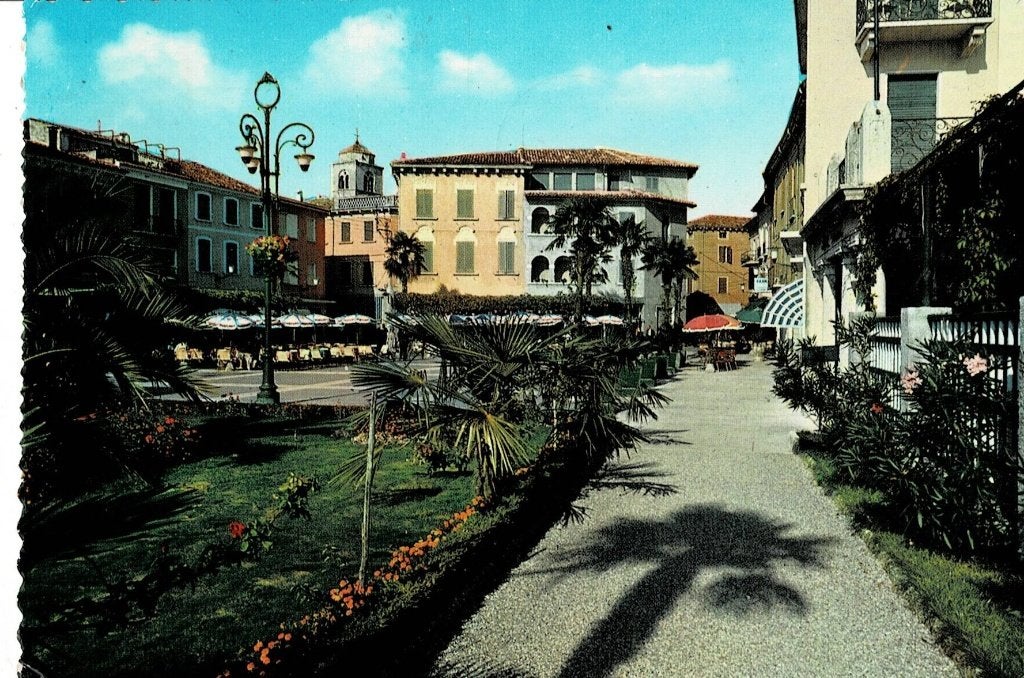 Vintage Ansichtkaart Italië - Meer van Garda, jaren '60, Verzamelen, Verzenden, 1960 tot 1980, Gelopen, Italië