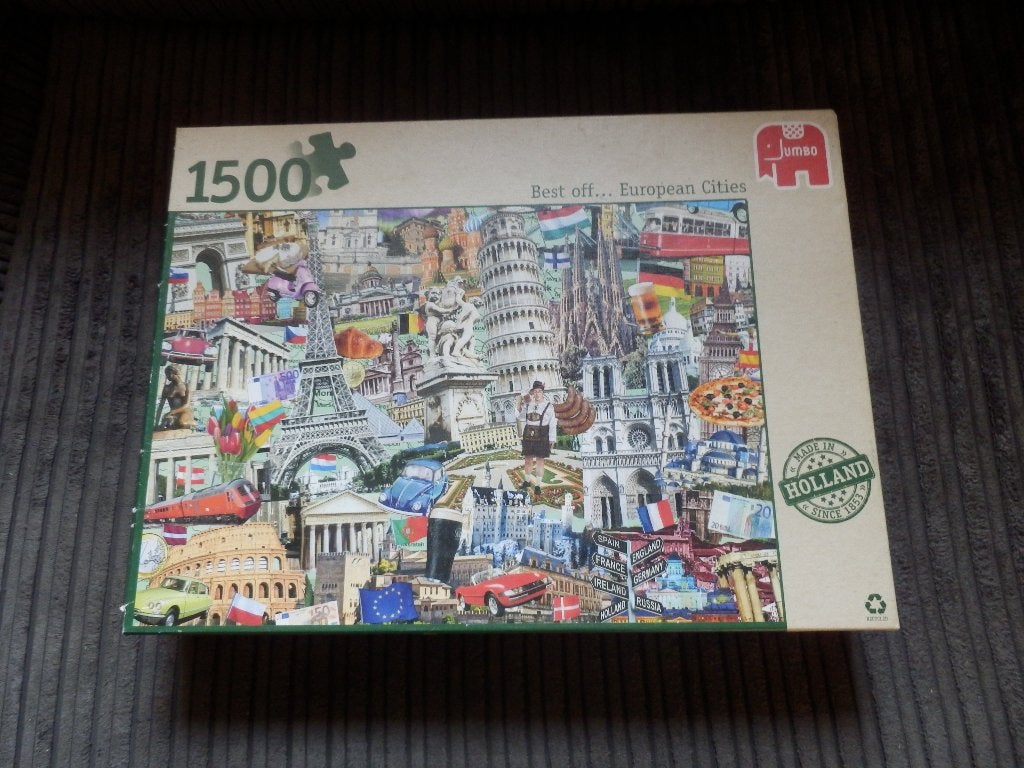 Jumbo legpuzzels 7 stuks., Ophalen of Verzenden, 500 t/m 1500 stukjes, Zo goed als nieuw, Legpuzzel