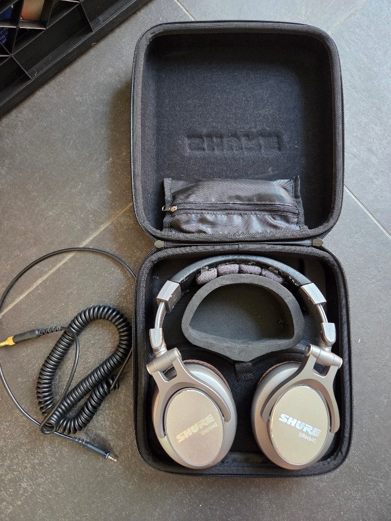Shure SRH940 Koptelefoon, Ophalen of Verzenden, Gebruikt, Over oor (circumaural), Overige merken