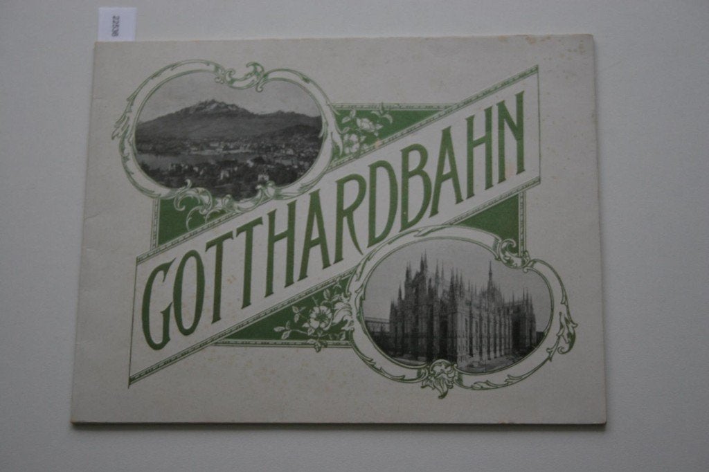 Gotthardbahn (1900-1920?), Verzamelen, Ophalen of Verzenden, Gebruikt, Trein, Boek of Tijdschrift