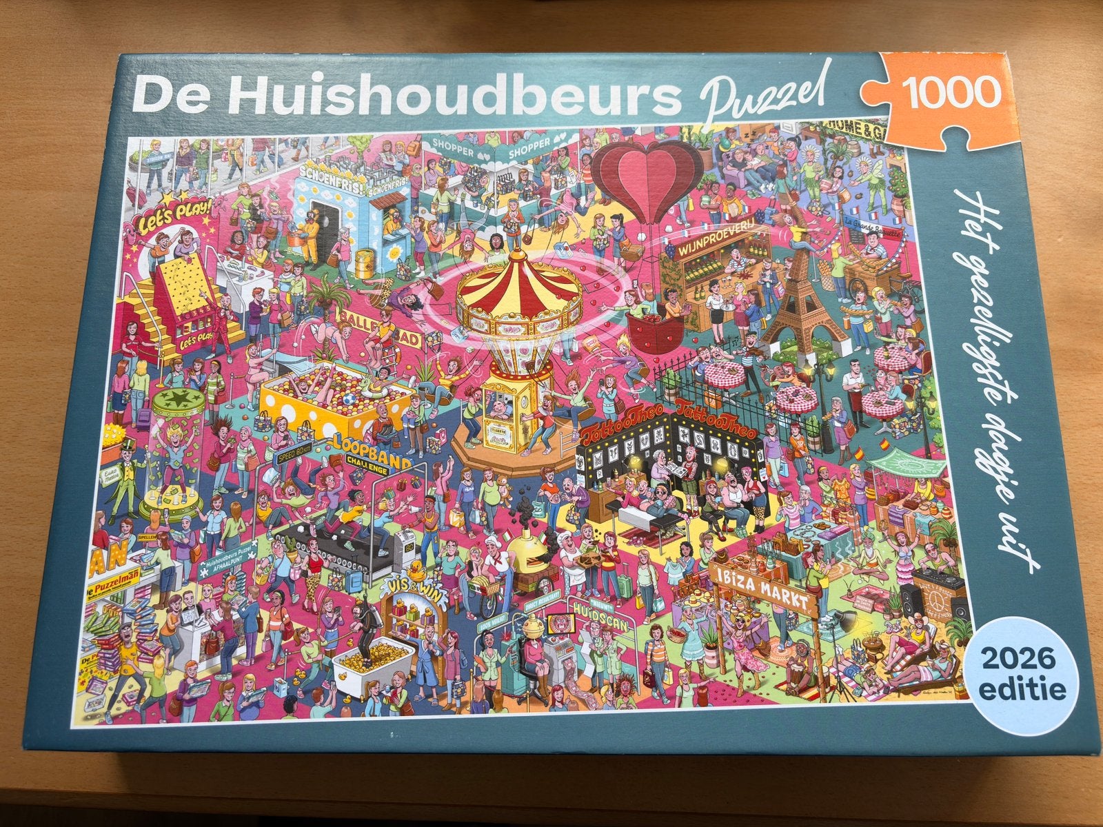 Huishoudbeurs puzzel, Ophalen, 500 t/m 1500 stukjes, Zo goed als nieuw