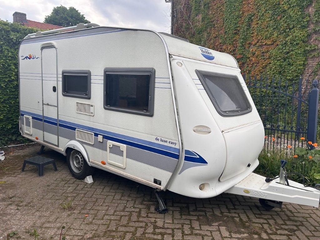 Hobby Easy de Luxe caravan 1 tot 4 personen, Luifel, Hobby, 750 - 1000 kg, Particulier