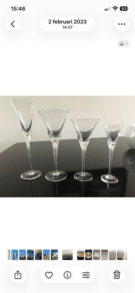 Mooi glasservies 28 delig, Verzamelen, Ophalen, Zo goed als nieuw, Overige typen
