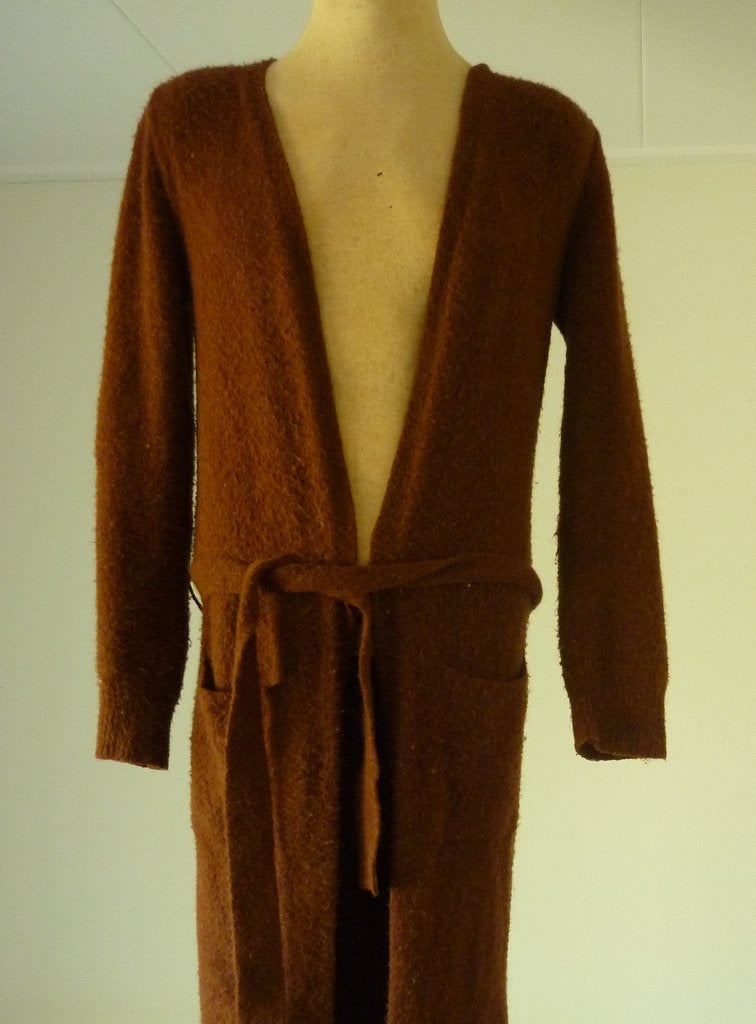 Heel lang vest Zusss maat M/L bruin, Kleding | Dames, Maat 38/40 (M), Bruin, Ophalen of Verzenden, Gedragen