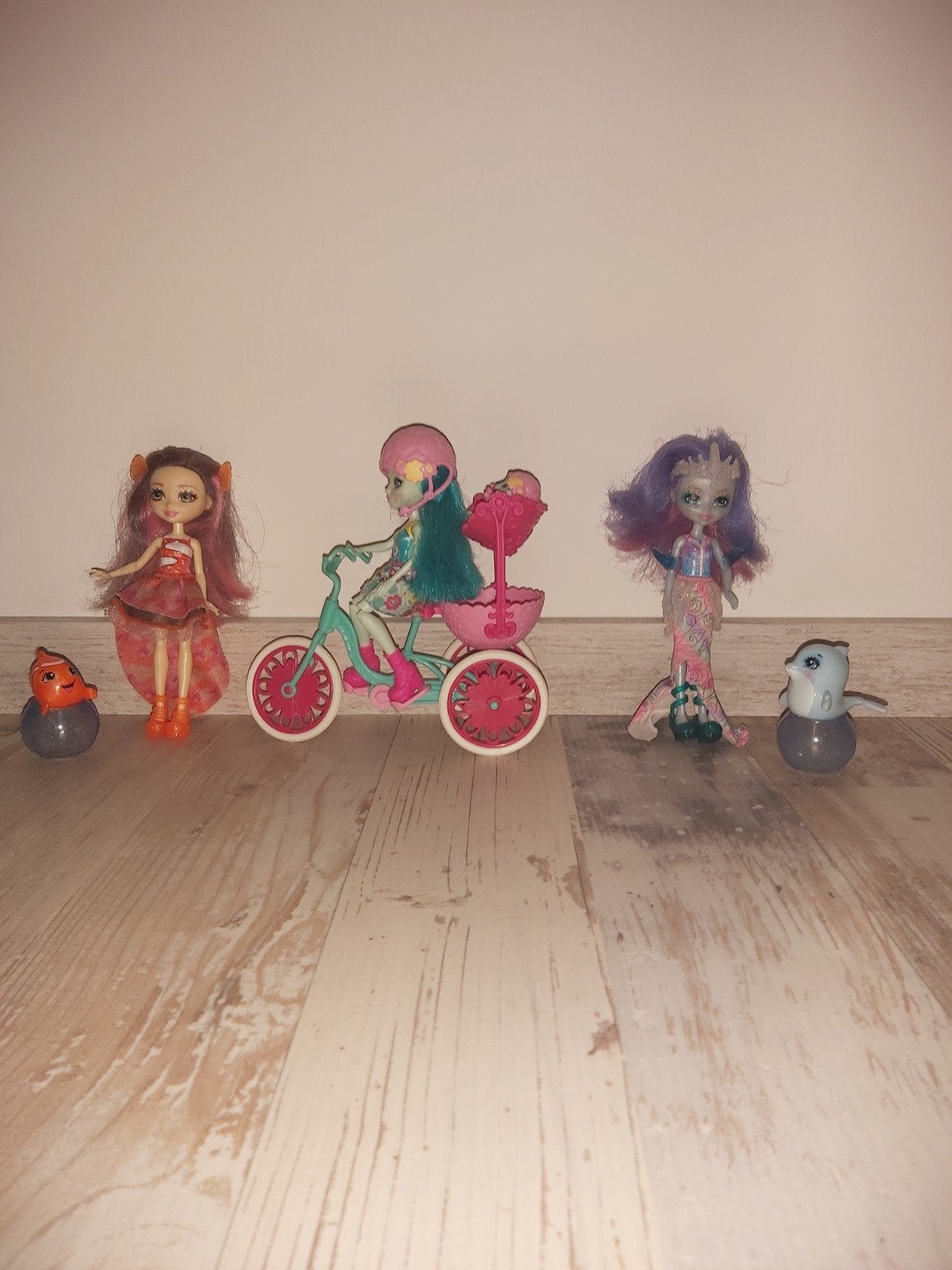enchantimals sea life: clowns vis, schildpad en dolfijn, Ophalen, Gebruikt, Overige typen